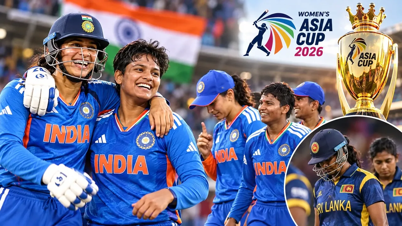 INDW vs SLW Final 129 रन की ओपनिंग साझेदारी से 111 पर पूरी टीम! भारत ने श्रीलंका से लिया 2024 का बदला, जीता 8वां एशिया कप